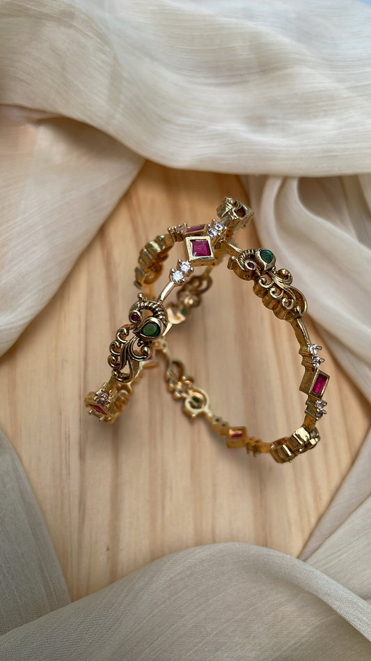 Premium Peacock Design Bangle