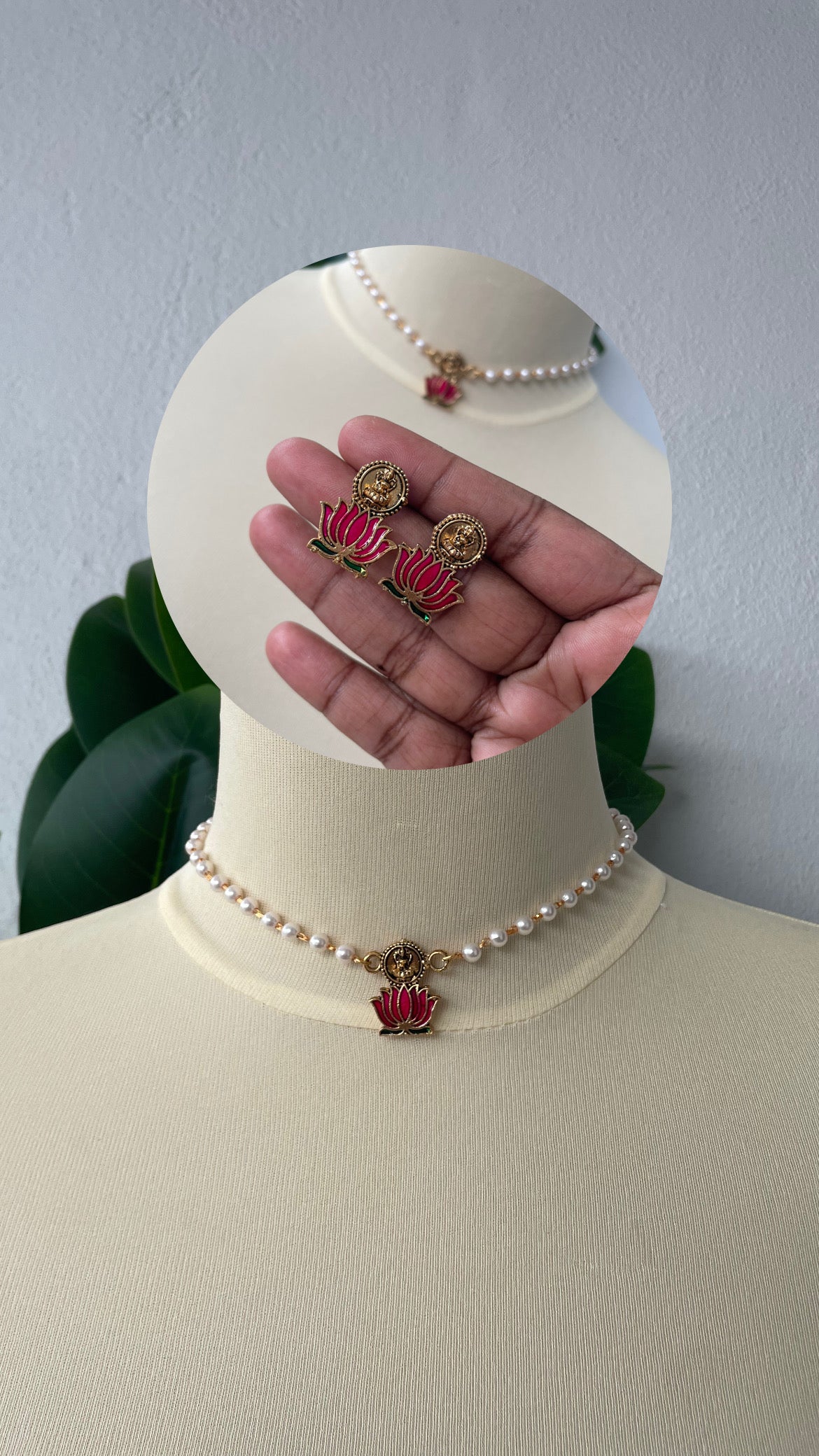 Padma Pearl Choker Set