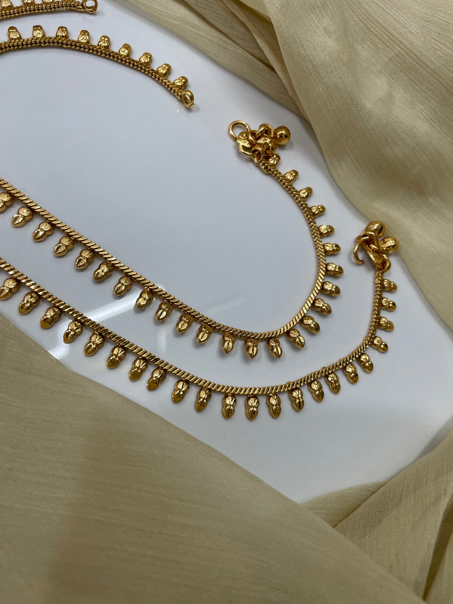 Premium Brass Metal Anklet