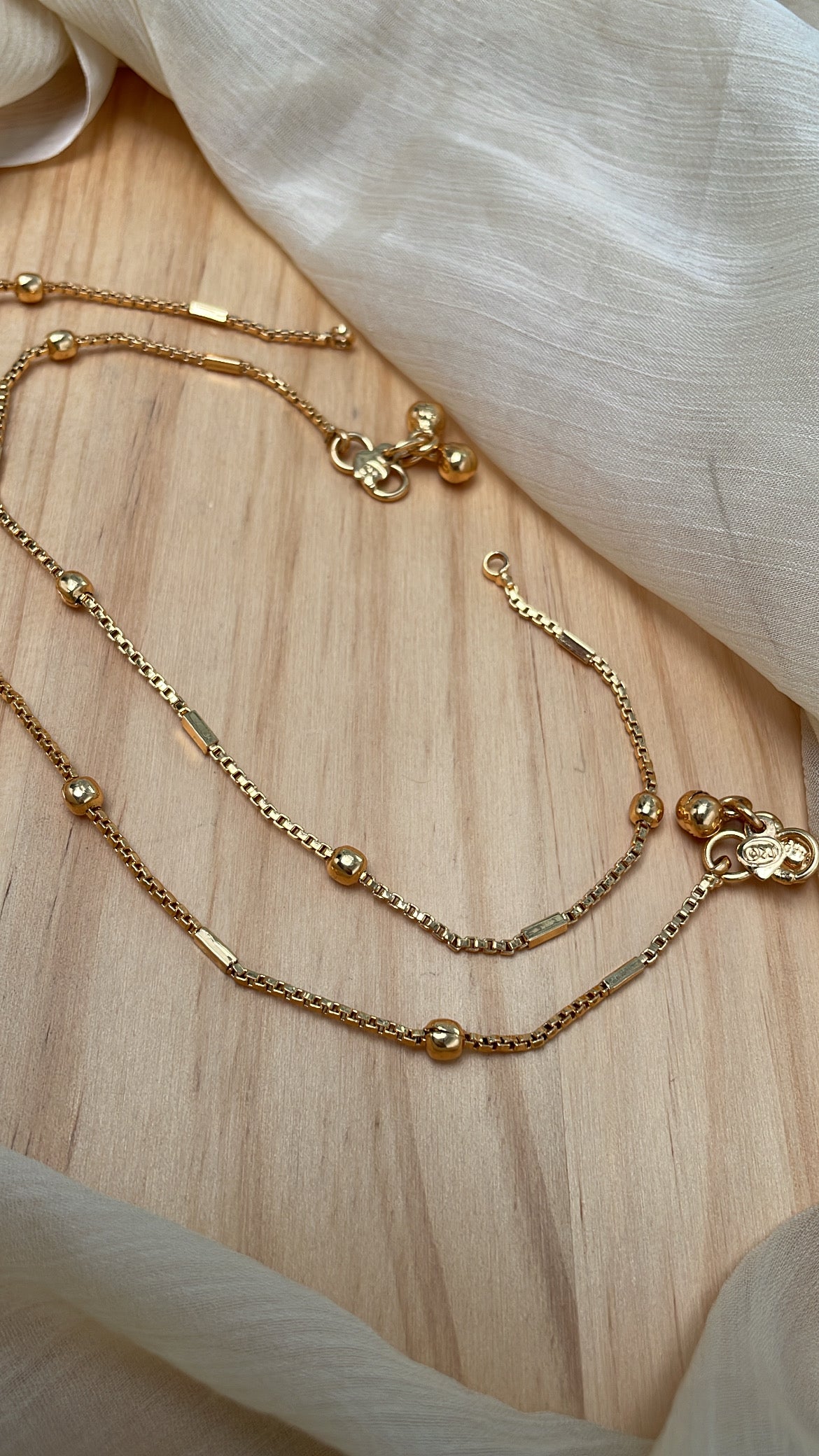 Premium Brass Metal Anklet