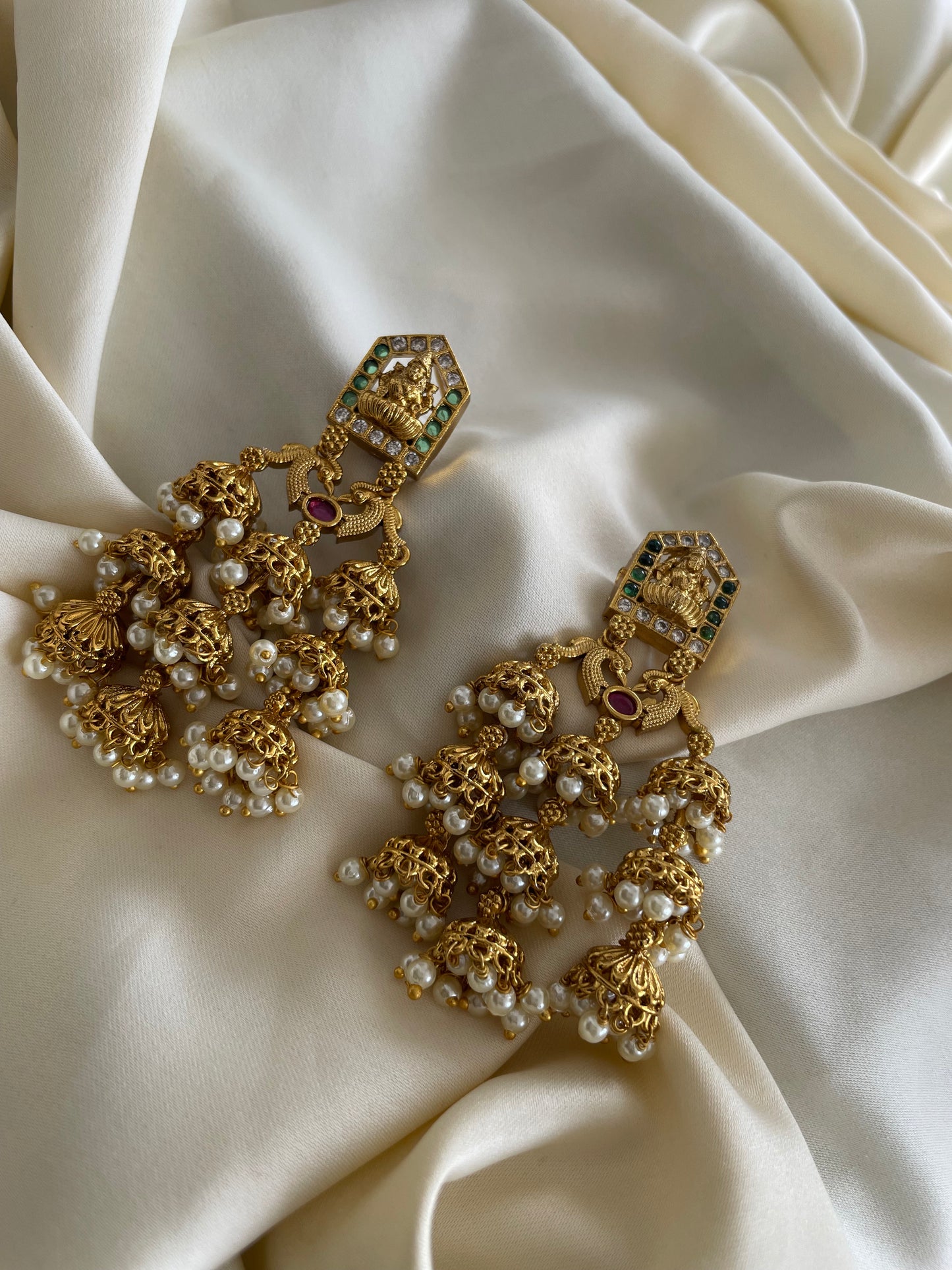 Lakshmi Triple Layered Jhumka