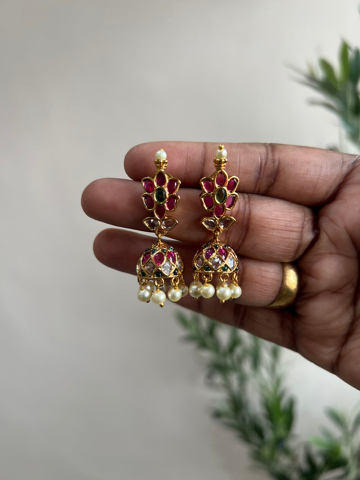 Premium Kemp Mini Jhumkis