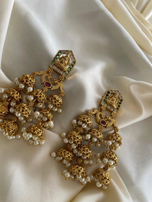 Lakshmi Triple Layered Jhumka
