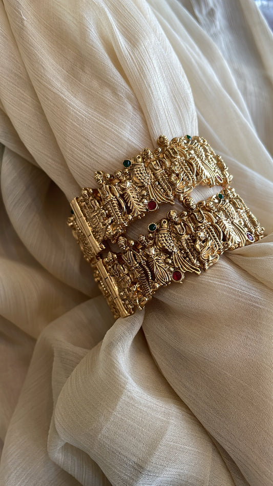 Temple Tales Bangle Collection - Ram Parivar Design