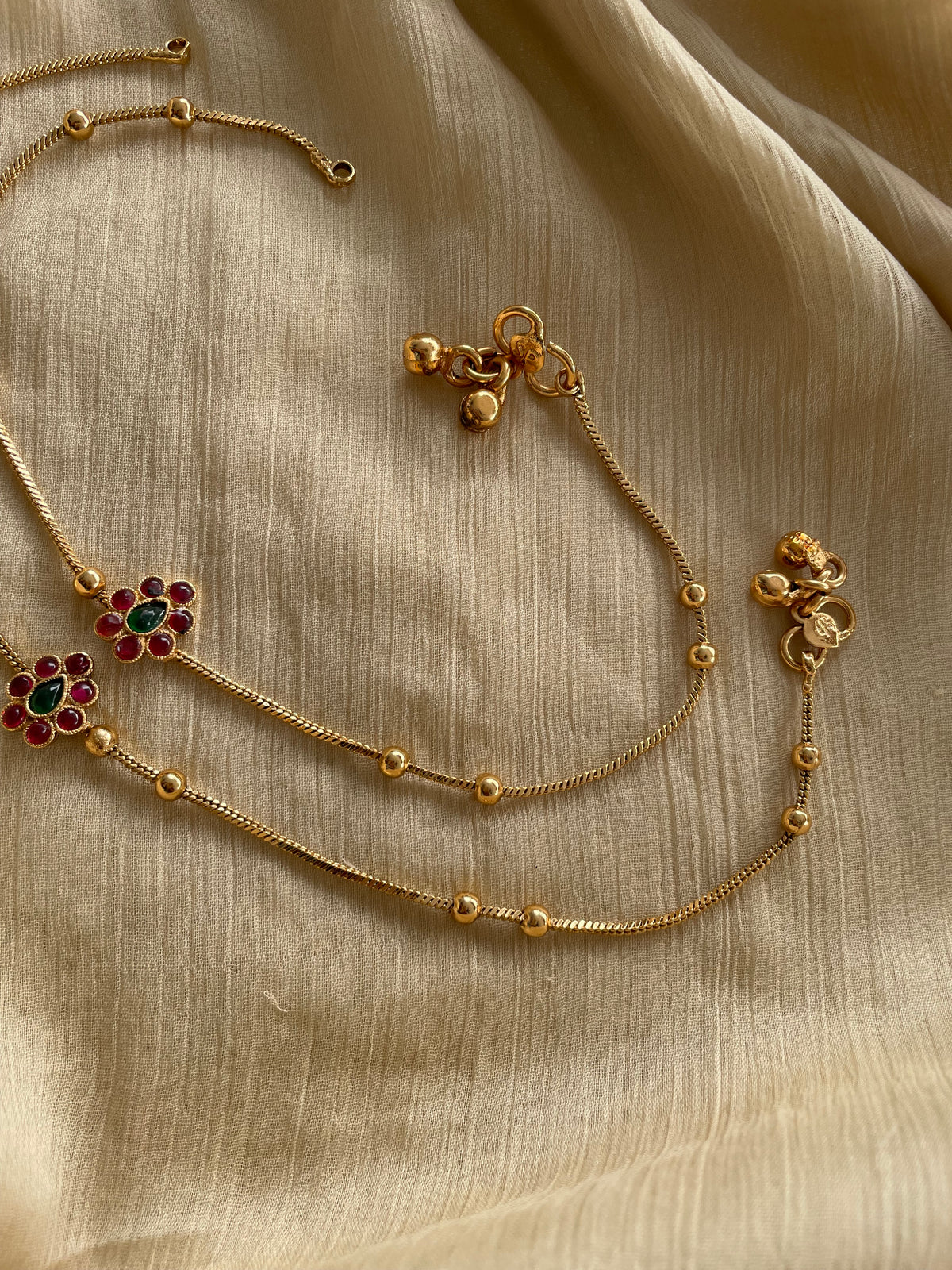 Brass Charm Anklets (Code BCA3)