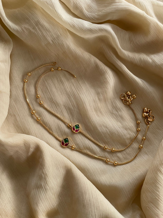 Brass Charm Anklets (Code BCA2)