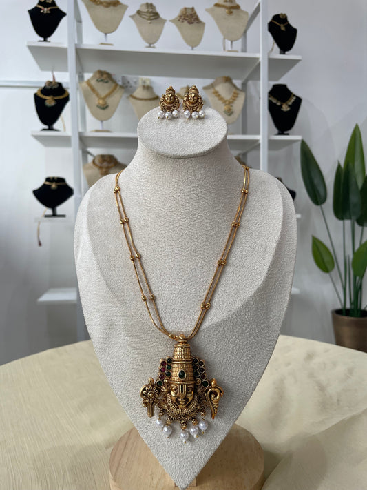 Sri Venkateshwara Pendant Chain