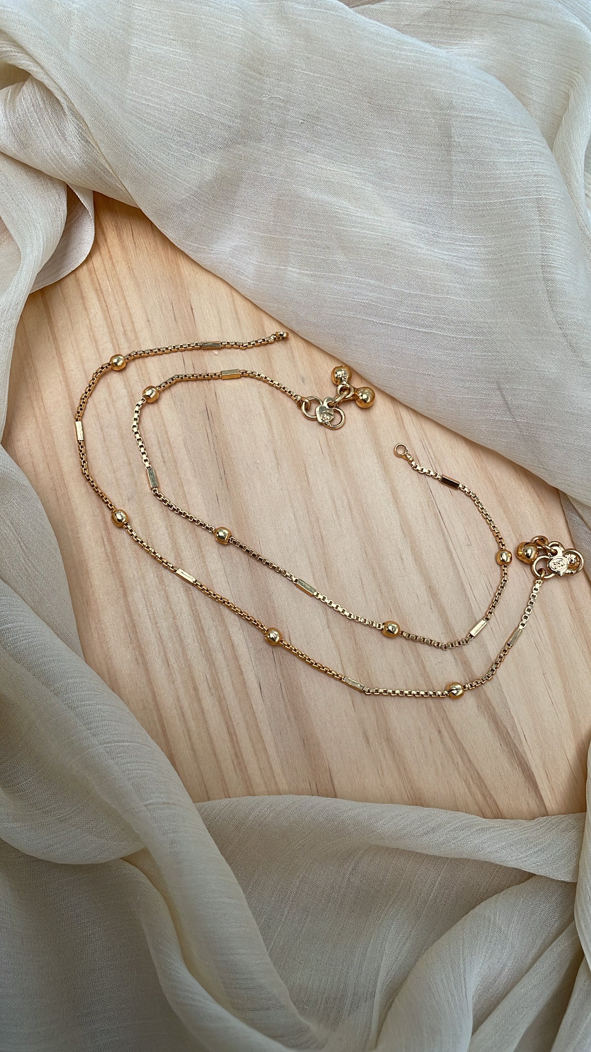 Premium Brass Metal Anklet