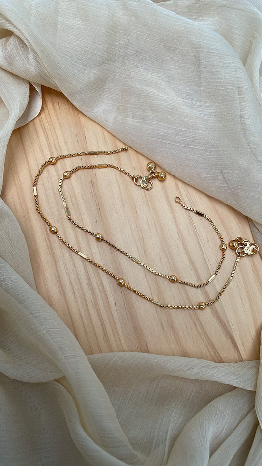 Premium Brass Metal Anklet