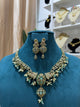 Premium AD Hasli Necklace Set (Mint)