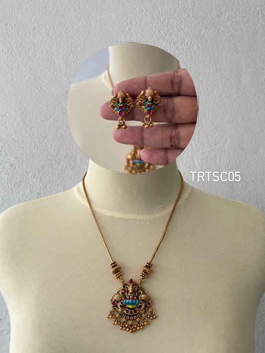 Intricate Temple Design Short Chain (TRTSC05)