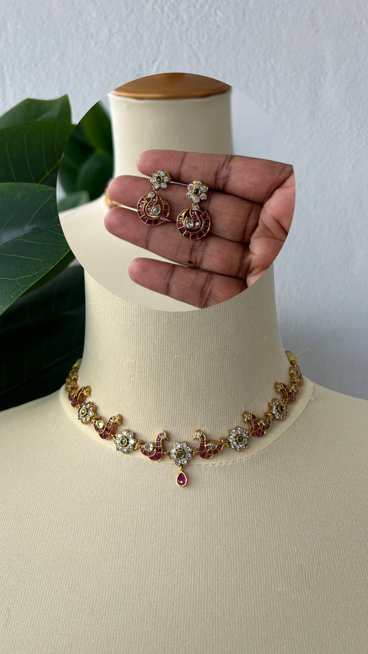 Rajmayura Choker Set