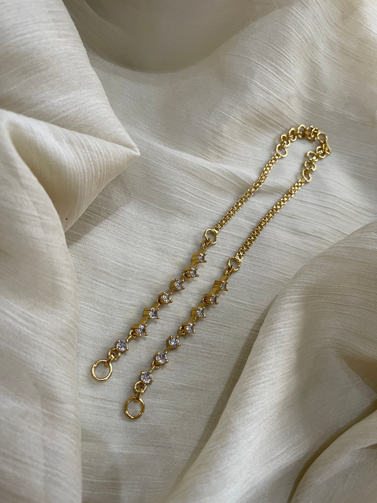 Premium AD Gold Tone EarChain