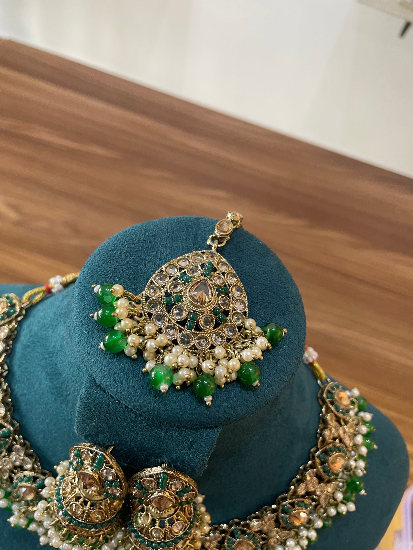 Mehndi Set with Earrings and Tikka