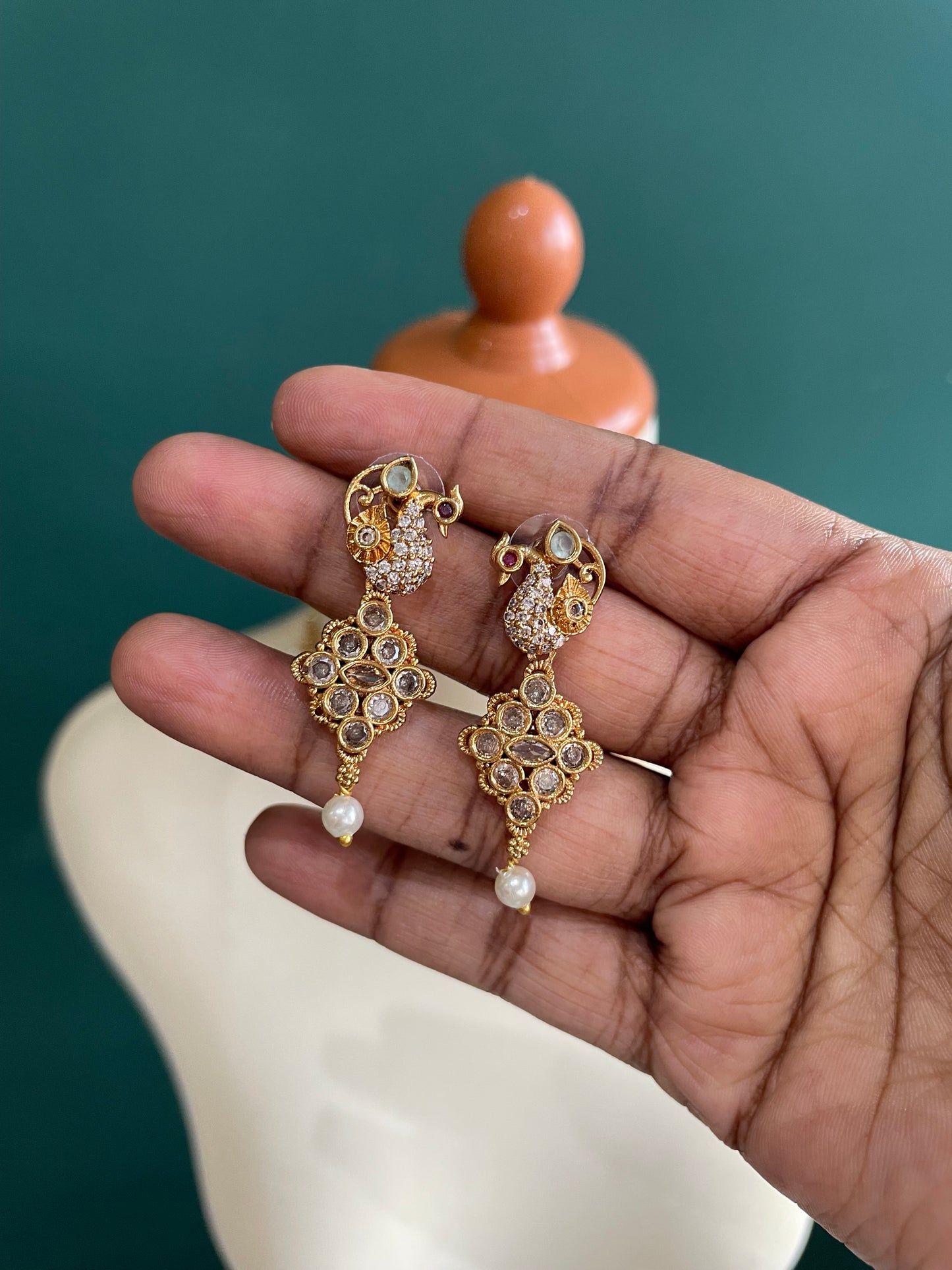 Premium Peacock Ad Necklace Set
