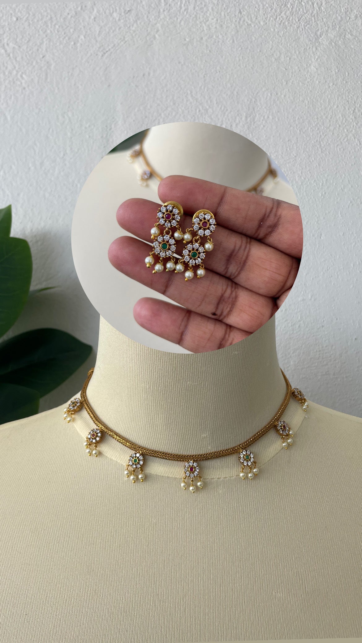 Premium Floral Ad Charms Atigai Set