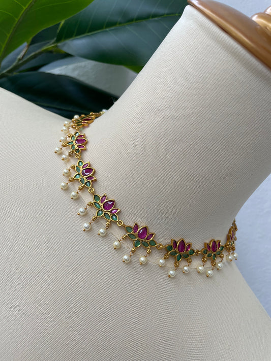 Manjari Pearl Drop Kemp Set