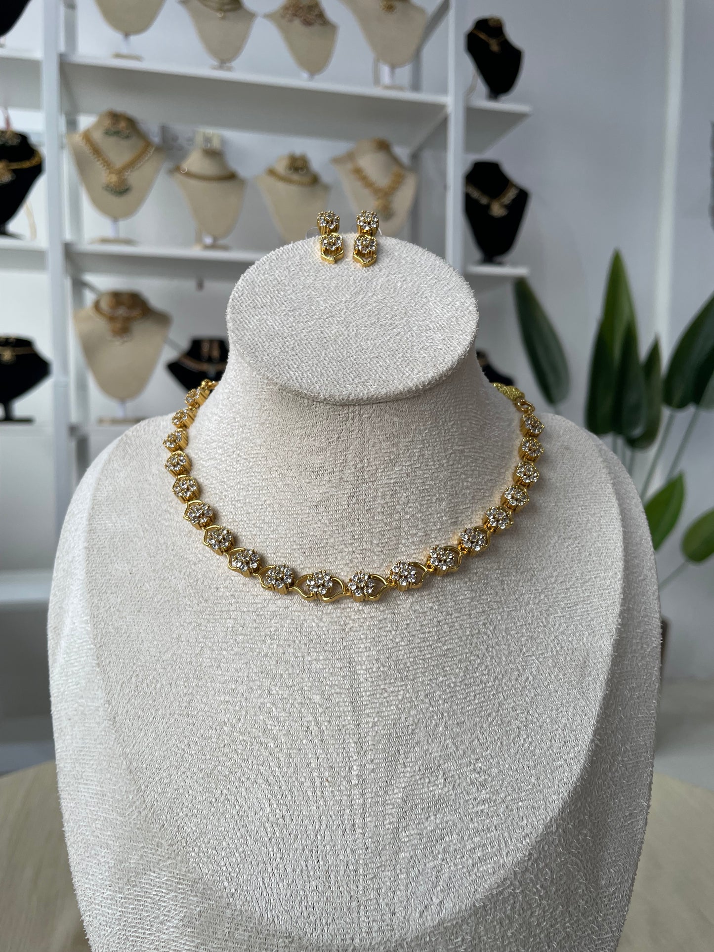 Premium AD Necklace Set