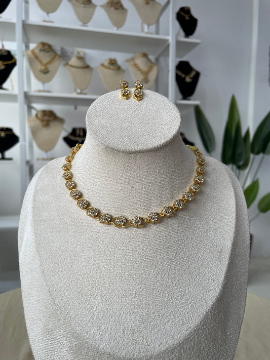Premium AD Necklace Set