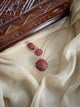 Aabha Orb Necklace Set (Ruby)