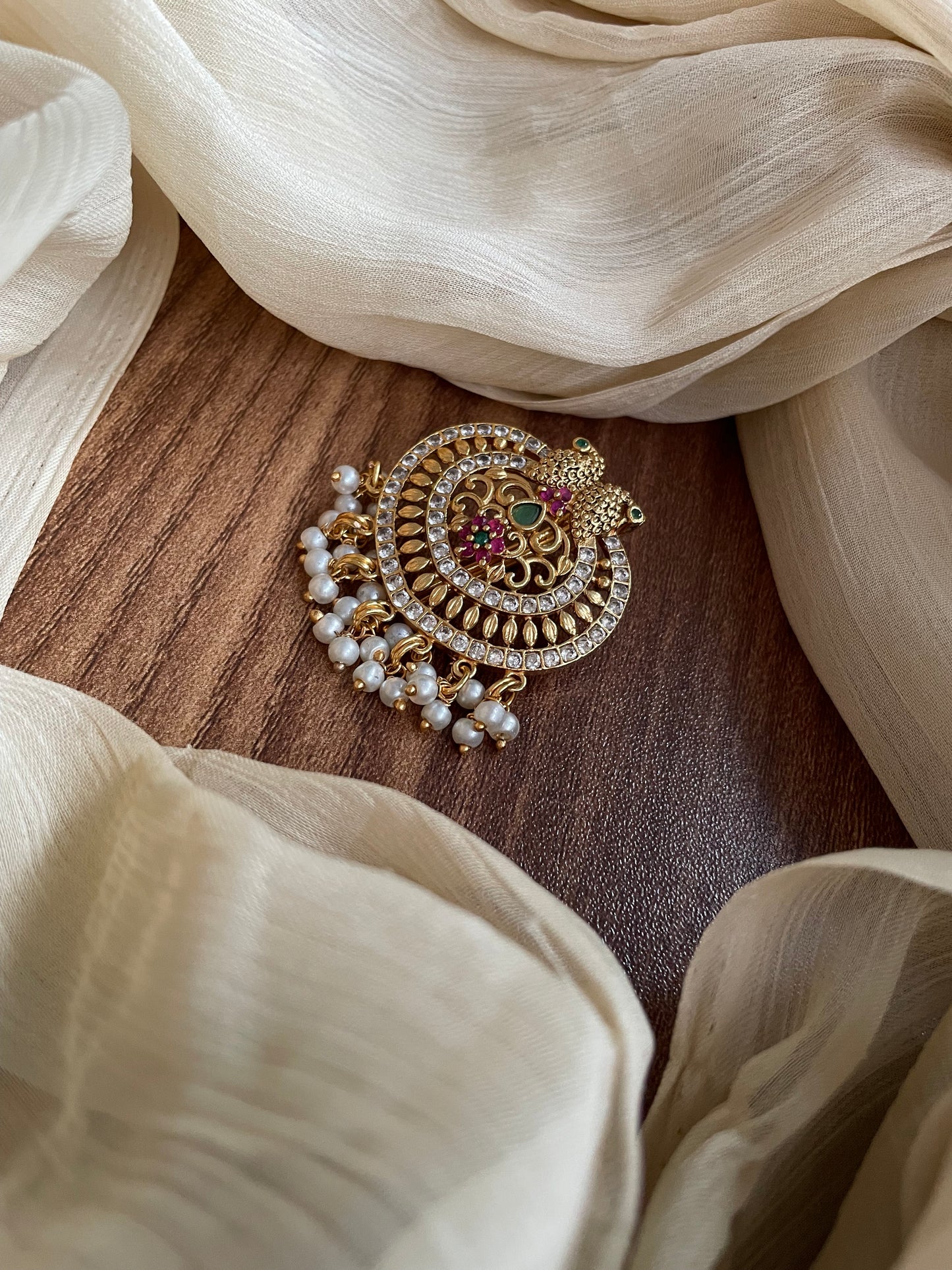 Premium Cz Rakodi Choti (Hair Jewel)