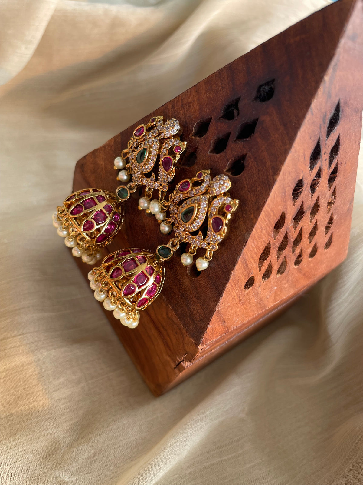 Premium Kemp AD Jhumka - Code: ADKJ04