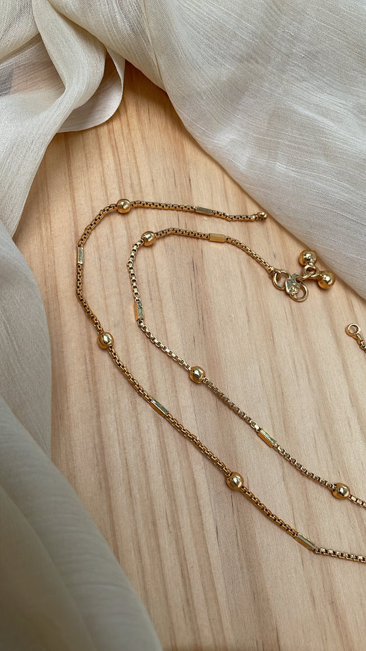 Premium Brass Metal Anklet
