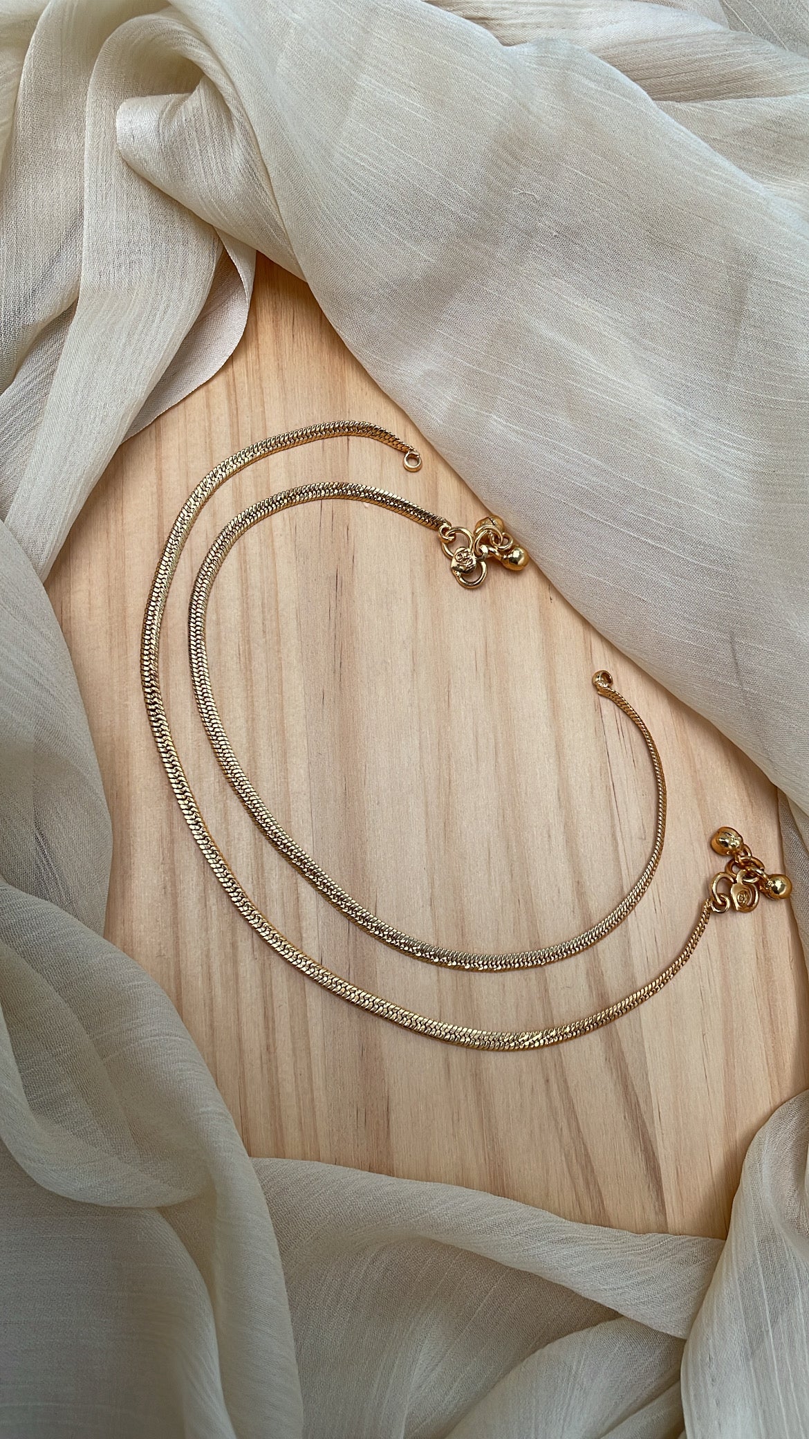 Premium Brass Metal Anklet