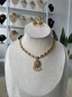 Premium AD Necklace Set (Pink)