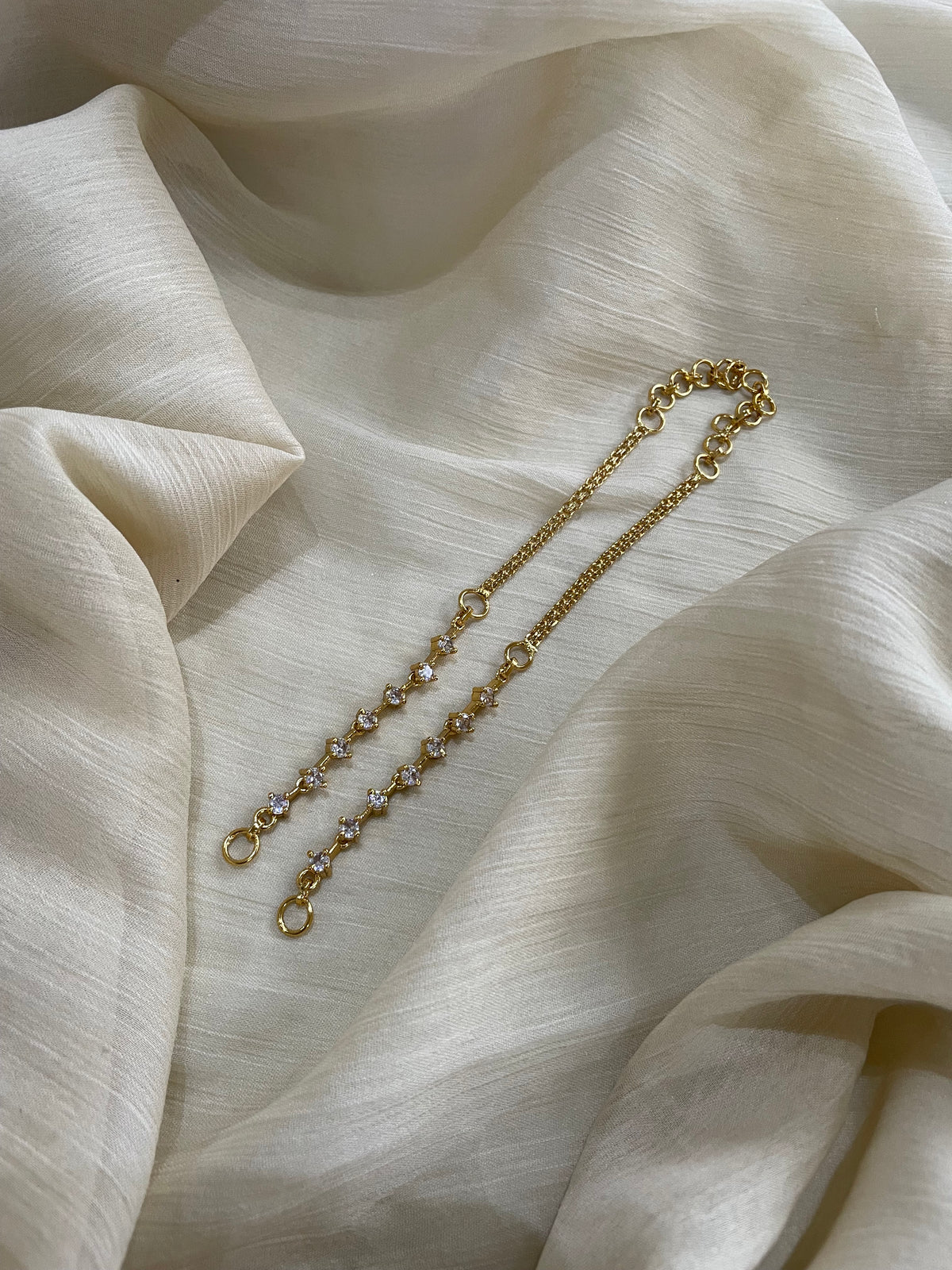 Premium AD Gold Tone EarChain