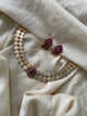 The Royal Lakshmi Kasu Choker Set (Ruby)