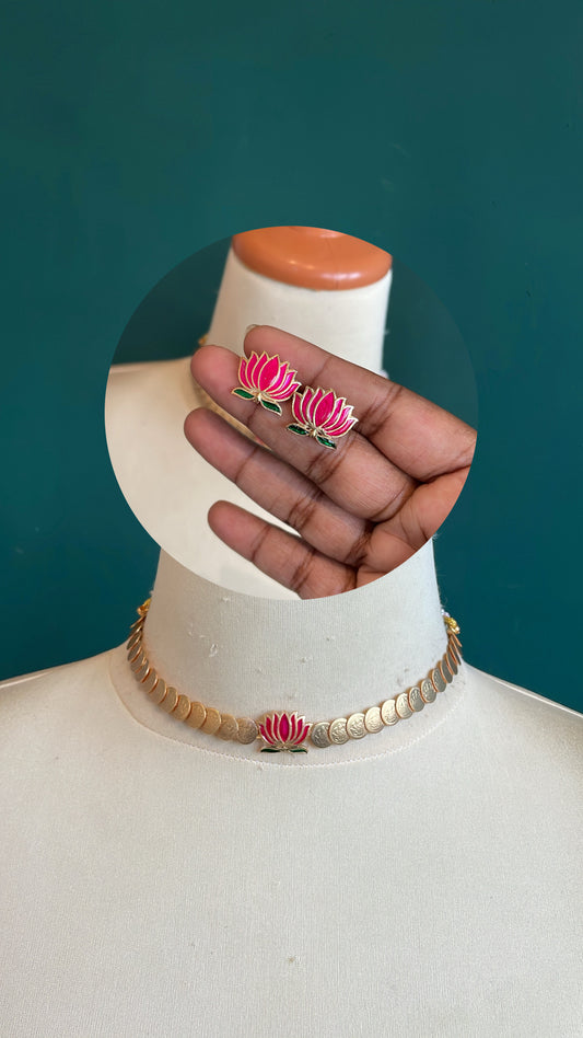 Tamara Coin Choker Set