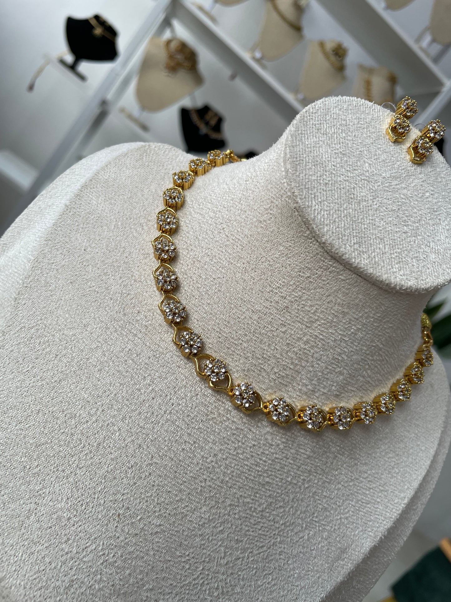 Premium AD Necklace Set