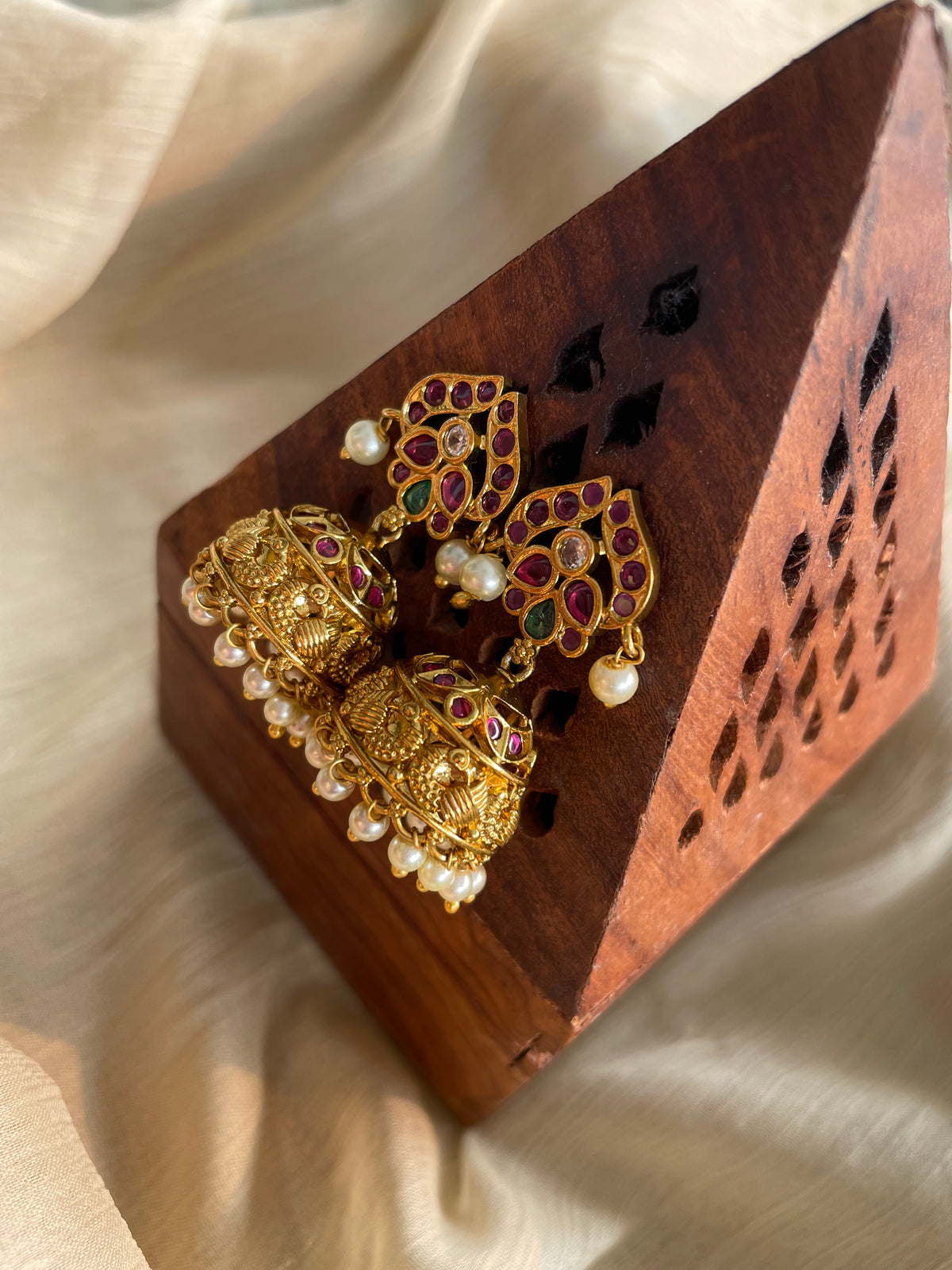 Premium Kemp Jhumka - Code: ADKJ01