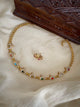 Premium Navaratna Mayil Necklace Set
