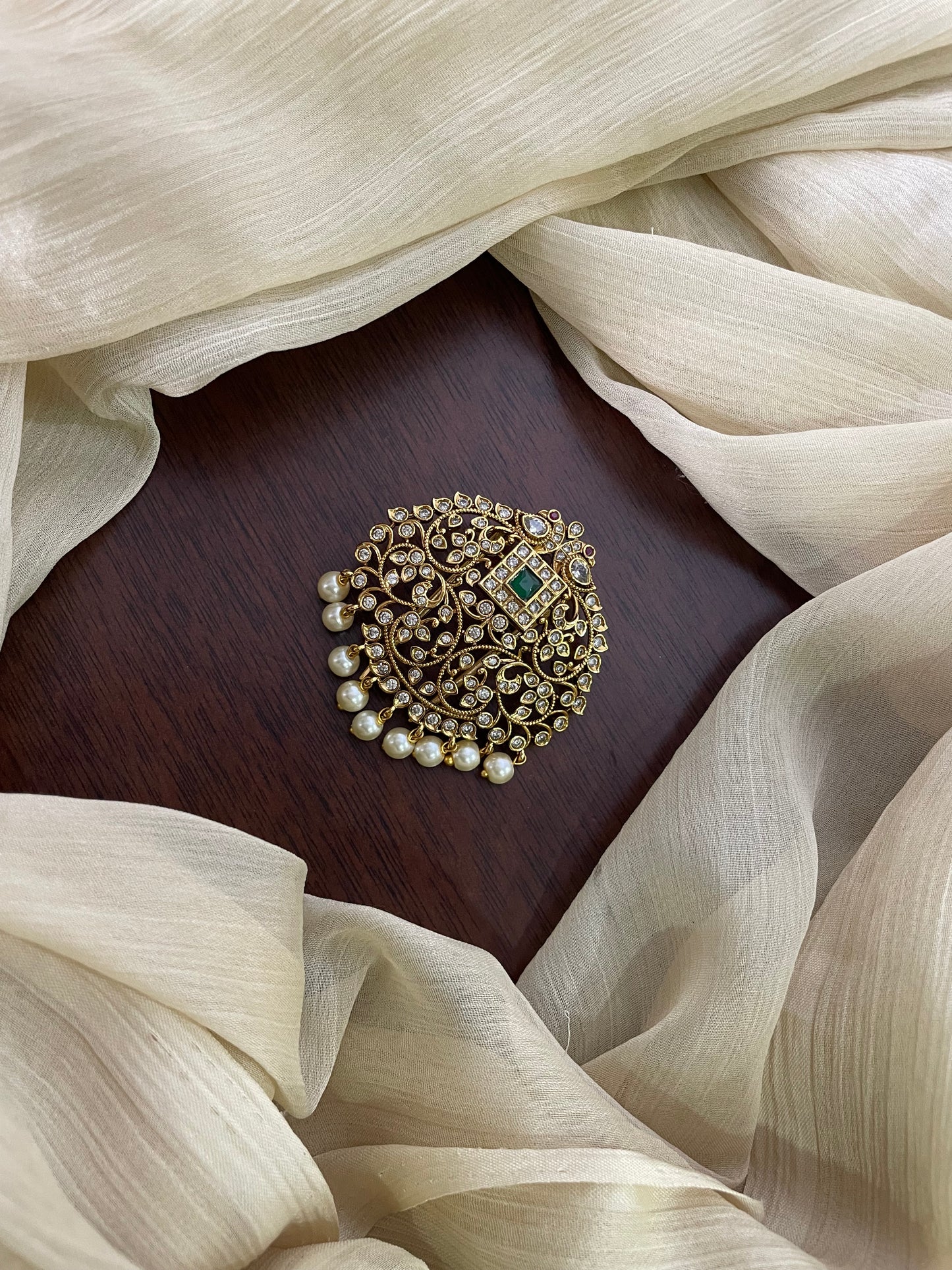 Premium Cz Rakodi Choti (Hair Jewel)