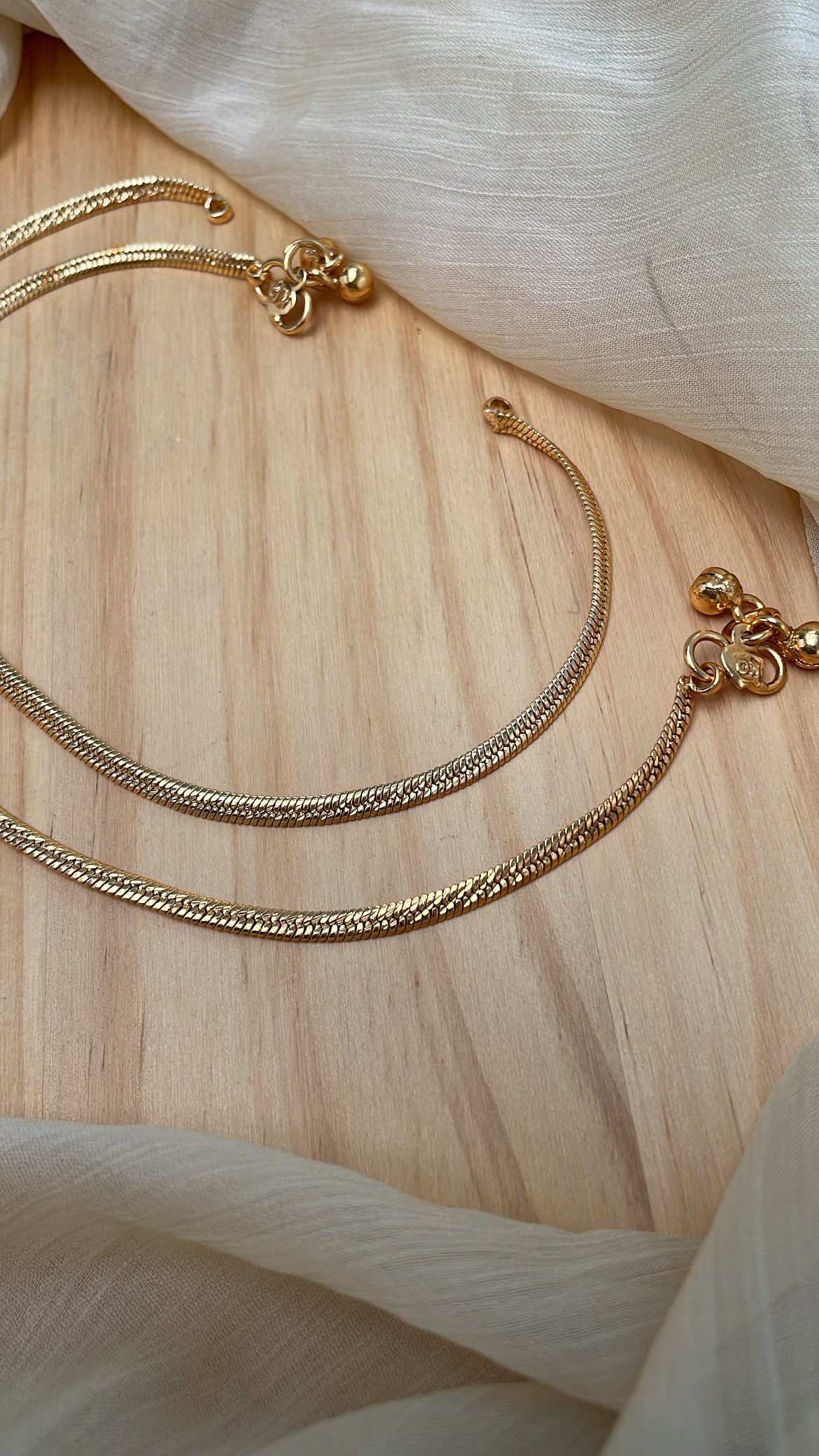 Premium Brass Metal Anklet