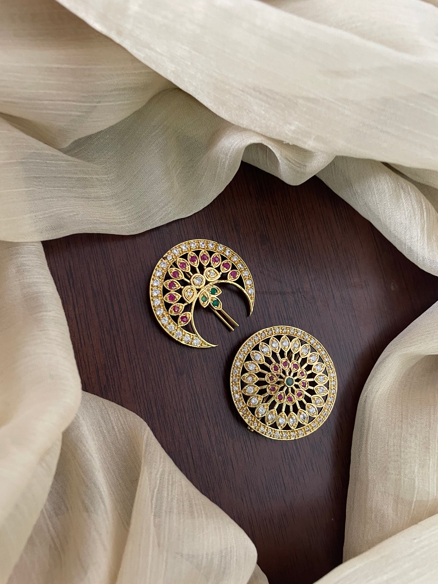 Sun & Moon Hair Jewel - (TRSM13W)