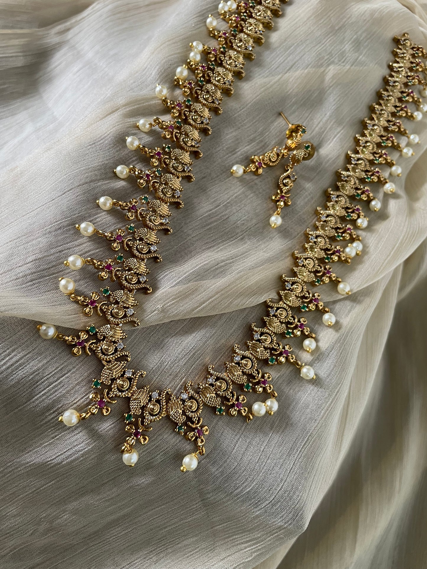 Premium Ad Peacock Harram Set