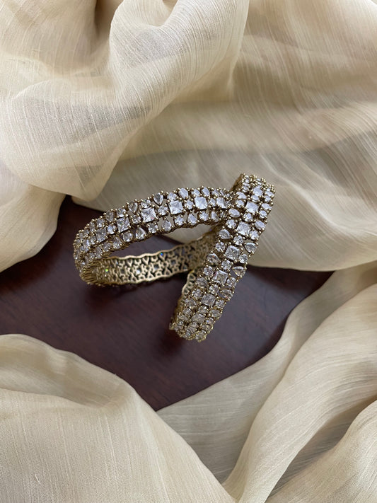 Premium AD Bangles (1 pair)