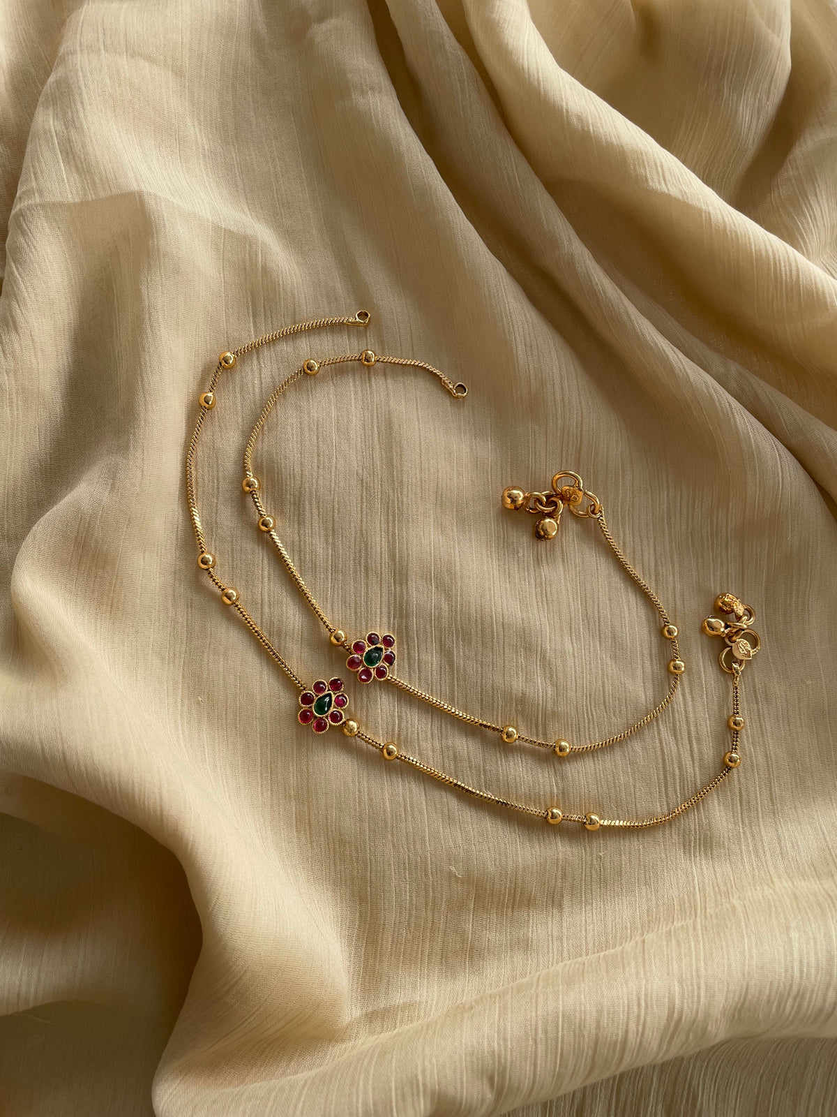 Brass Charm Anklets (Code BCA3)