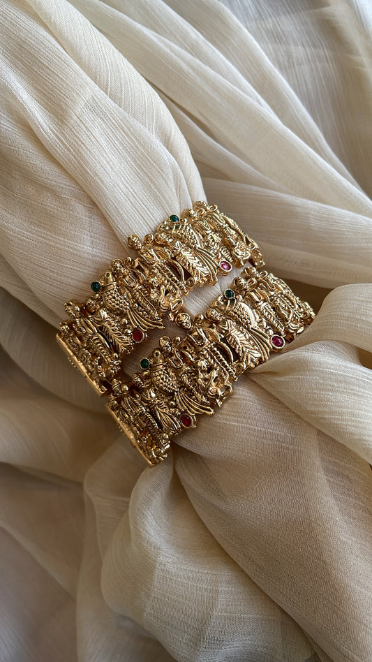 Temple Tales Bangle Collection - Ram Parivar Design