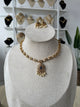 Premium AD Necklace Set (Blue)
