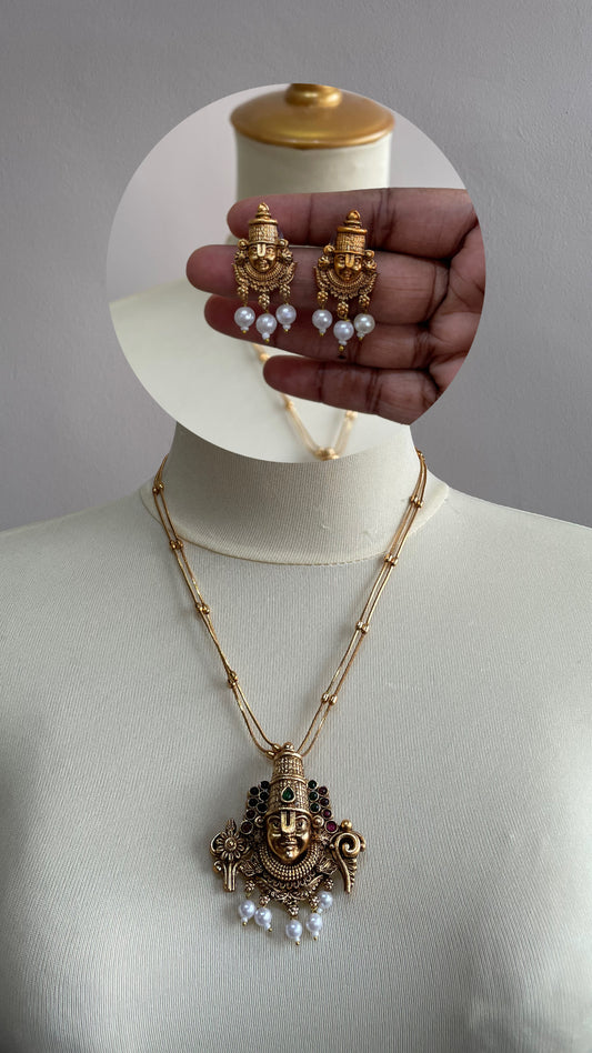 Sri Venkateshwara Pendant Chain