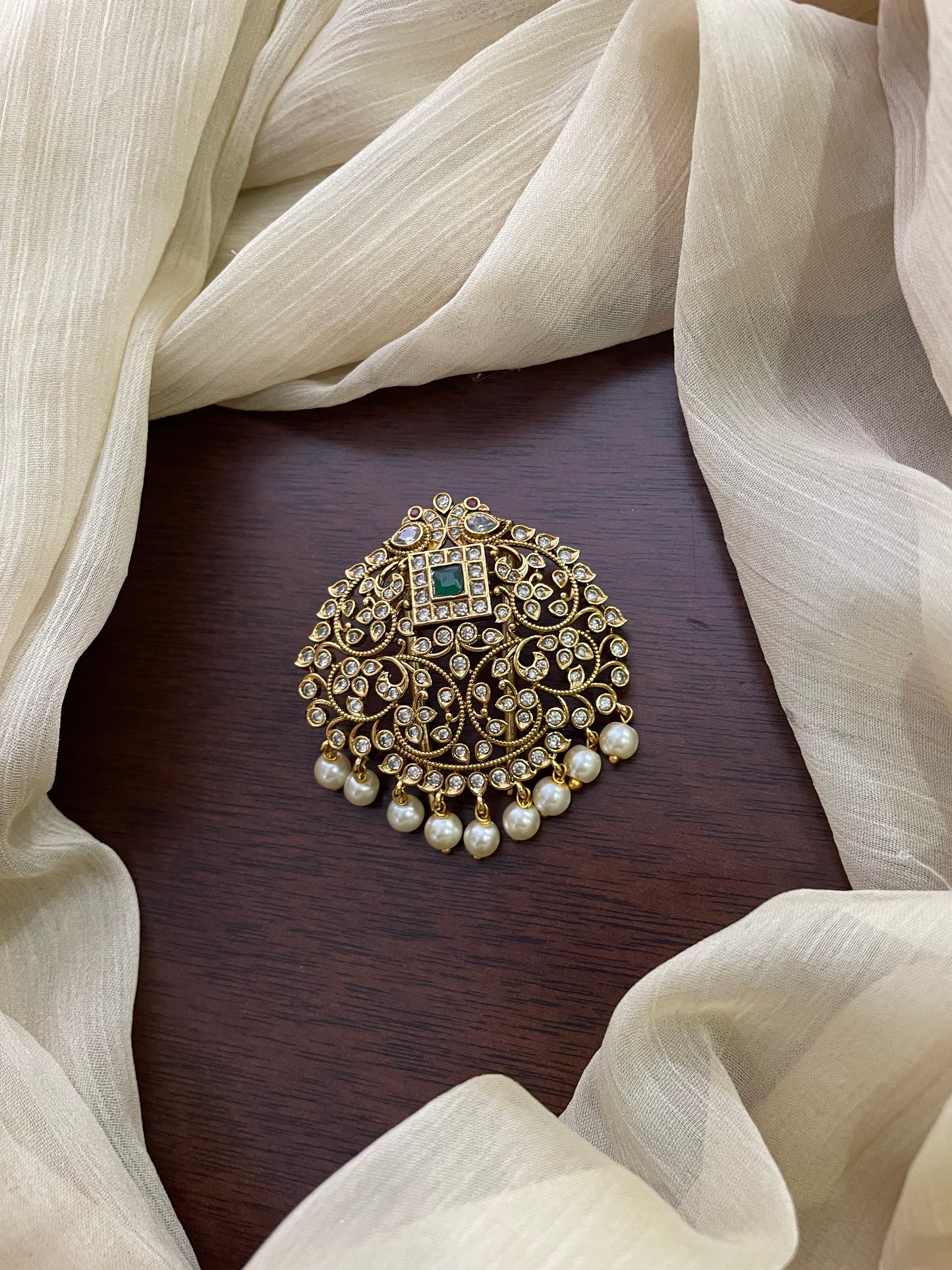 Premium Cz Rakodi Choti (Hair Jewel)