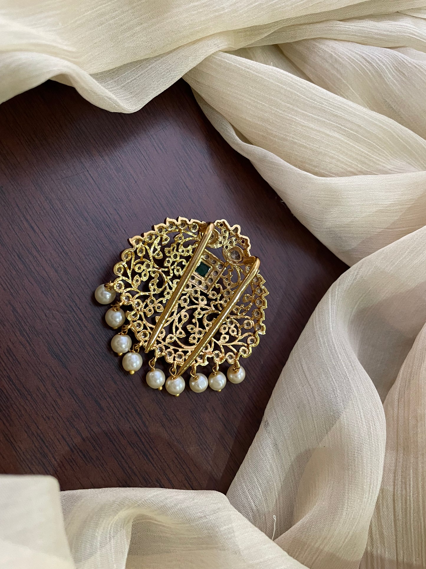 Premium Cz Rakodi Choti (Hair Jewel)