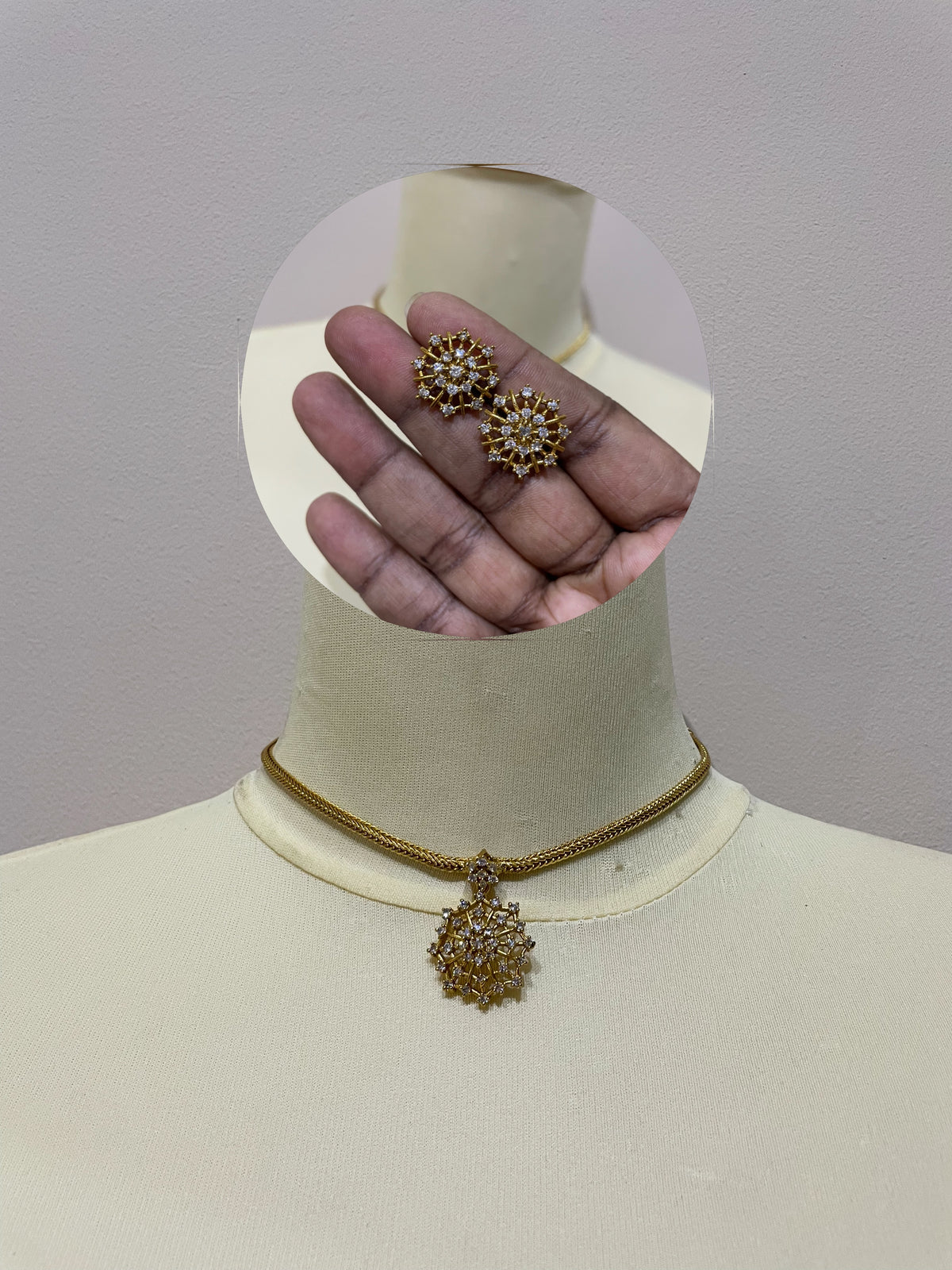 Premium AD Floral Attigai