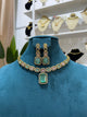 AD Necklace Set (Gold Base) - MintPink