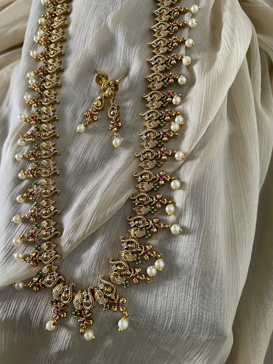 Premium Ad Peacock Harram Set