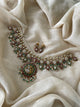 Premium Kemp Stone Peacock Necklace Set